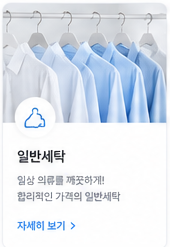 일반 세탁 셔츠